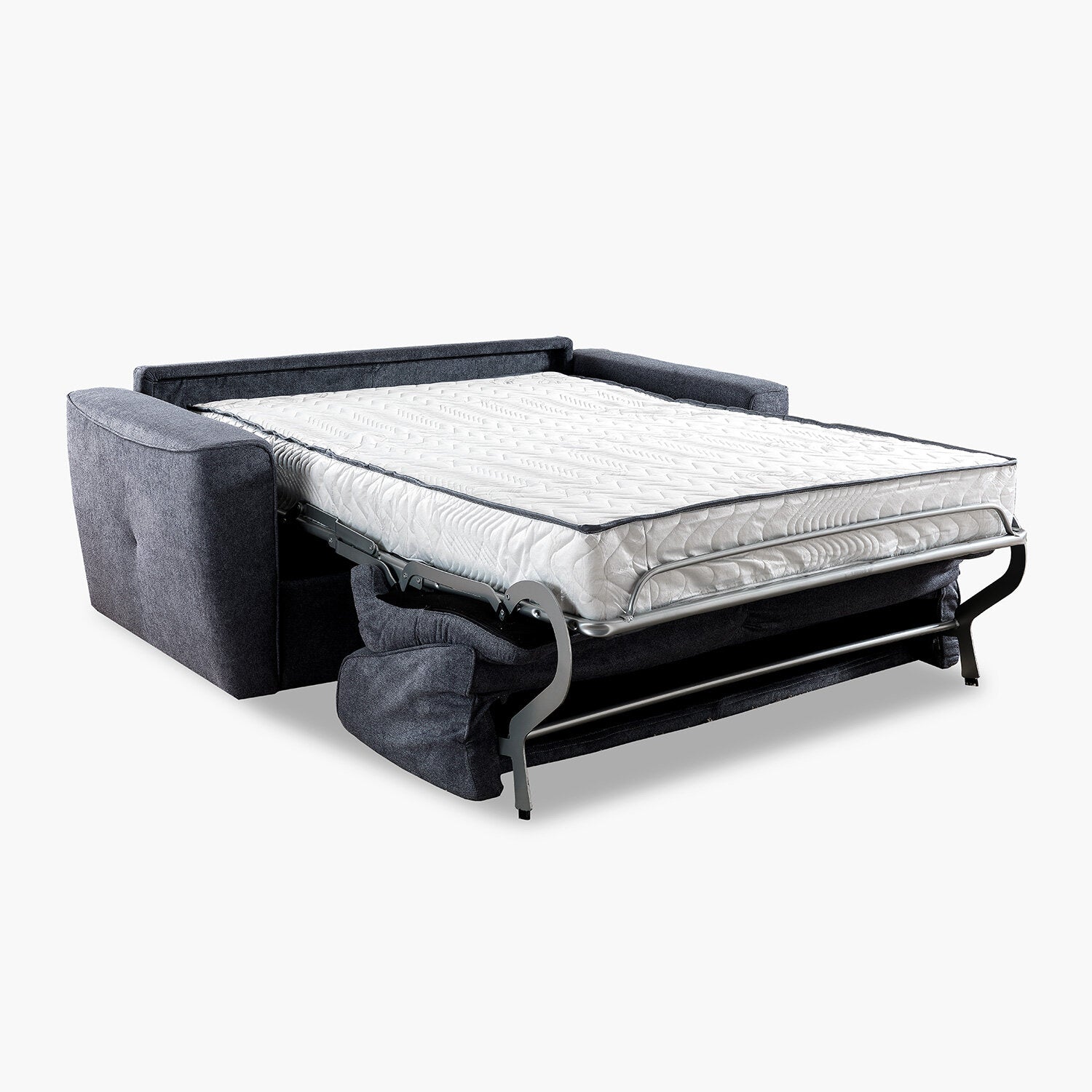 Divano Letto 3 Posti A Ribalta Posto Letto 140 Cm Materasso 18 Cm In Tessuto Blu Calito 84779413 Divano Letto 3 Posti A Ribalta Posto Letto 140 Cm Materasso 18 Cm In Tessuto Blu Calito 84779413